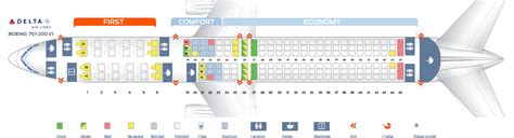 delta boeing 757 200 seating.